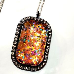 Crystal 3d Necklace For Sale!